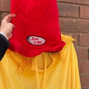 Dr. Seuss Red and Yellow Costume Men's Size XL